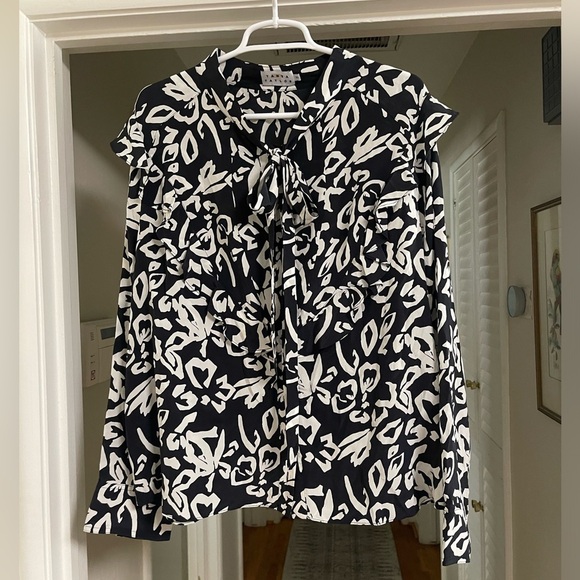 Tanya Taylor Block Print Layla Top - Picture 5 of 14